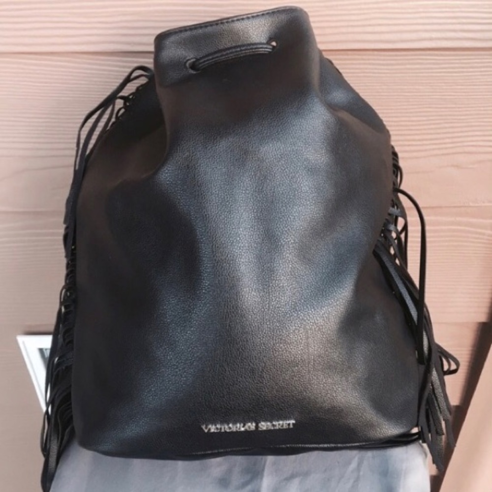 NWT Victoria’s Secret Faux Leather Backpack - Picture 3 of 8